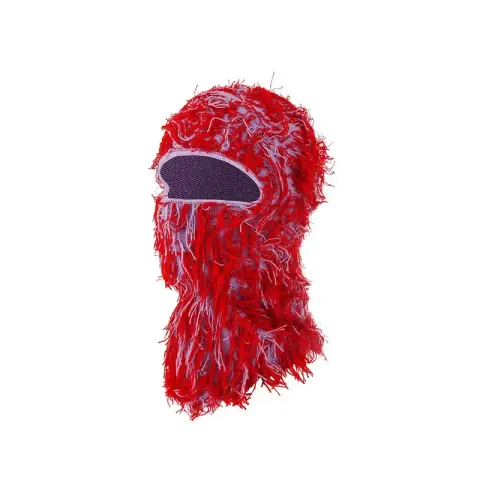 Yeat Mask option light purple bottom light purple red whiskers