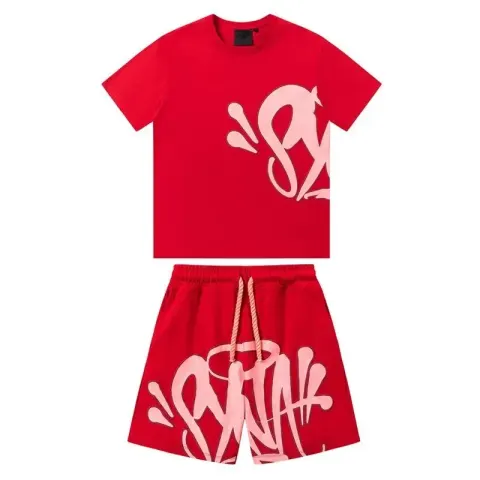 Syna World Suits option red short-sleeved suit
