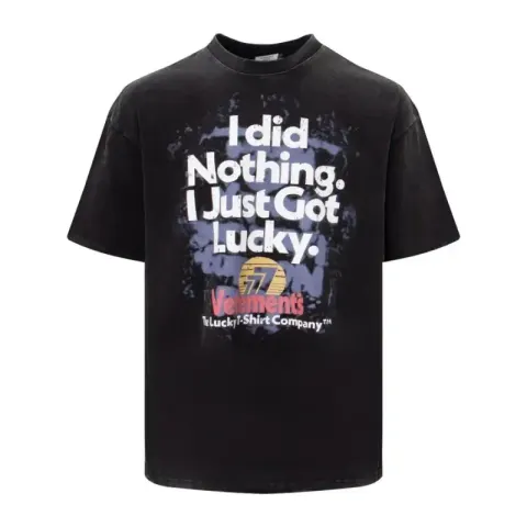 Vetements Hub T-Shirt option V01 wash water black