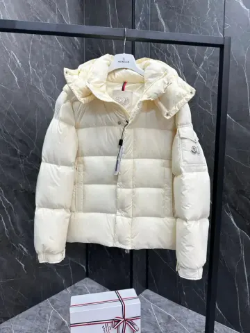 Moncler Maya 70th Anniversary Special Edition Short Down Jacket option White.