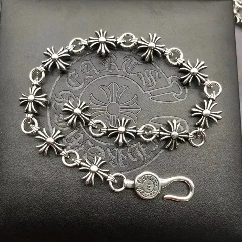 Chrome Hearts Thick Bracelet With Cross option S20