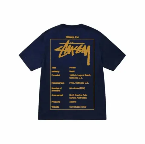 Stussy T-Shirt option Tibetan Blue [Square 01]]