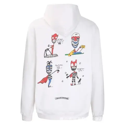 Chrome Hearts Zip Up Hoodies option White 5004