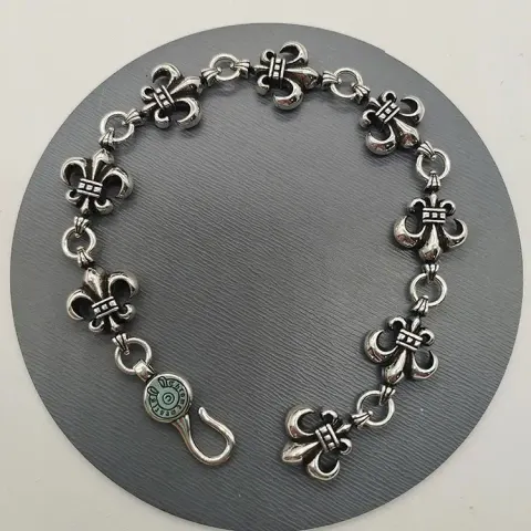 Chrome Hearts Thick Bracelet With Cross option S21