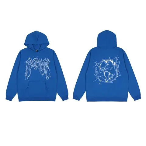 Revenge Hoodie option Dark blue lightning
