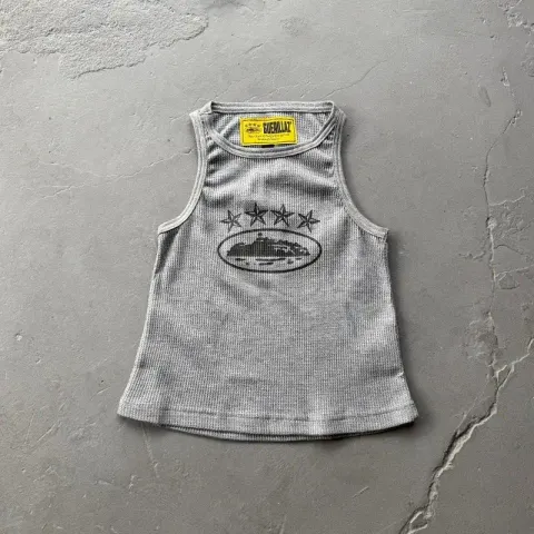 Corteiz Sleeveless Garment T-Shirt option 4 star print/gray