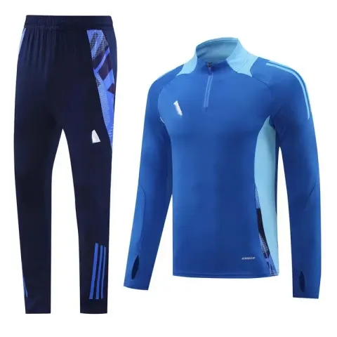 Nike Black-White Tracksuit Set option AD07 color blue