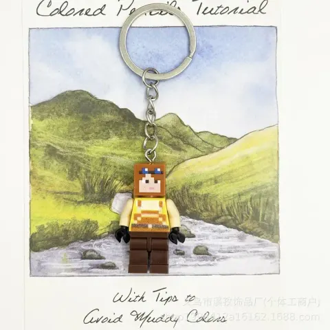 Lego Keychain Pendants option The World of W 6