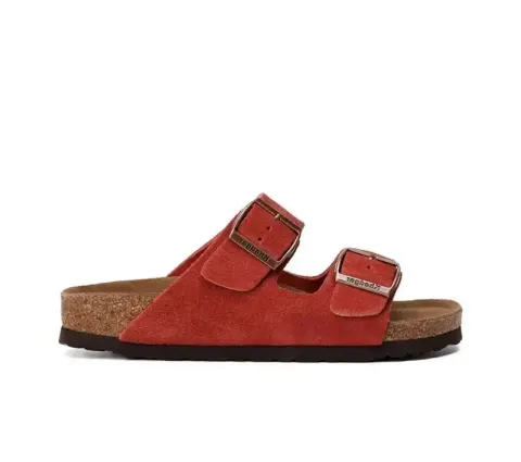 Classic Birkenstocks Shoes option sandals oil wax leather red