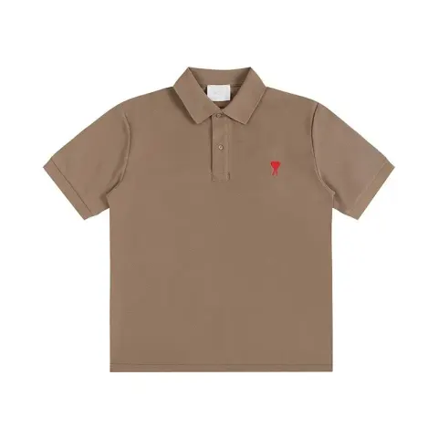 Ami Paris Polo option Dark Brown -118#