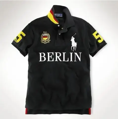 Polo Shirts (15+ Styles) option Berlin Black