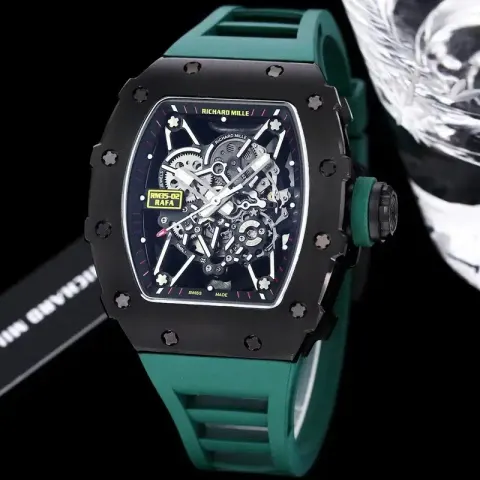 Richard Mille Watch 35-02 option Black Shell-Green Tape