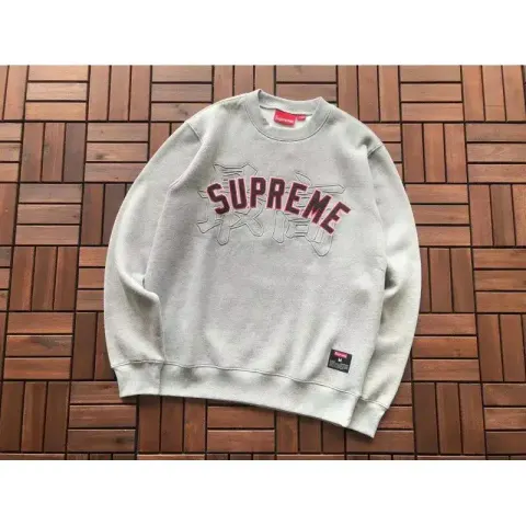 Supreme Crewneck Grey option E517 gray