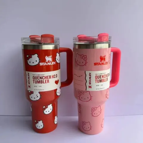 Stanley Thermos Cup option KT cat red