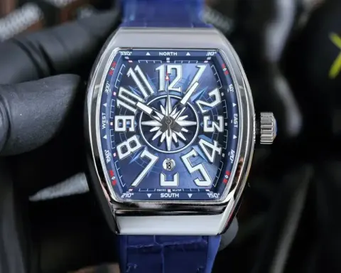 Vanguard Yachting Watch option Silver Shell  Blue Plate Blue Tape