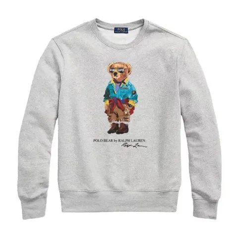Ralph Lauren Bear Hoodie option L024 Grey