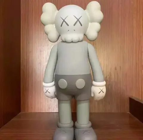 Kaws Figure option 37cm16 inch prototype gray