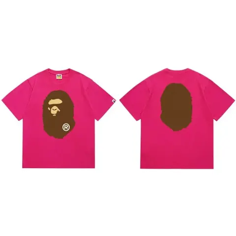 Bape Tees option 175 rose red