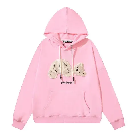 Palm Angels Hoodie option Pink Brown Correct Edition terry