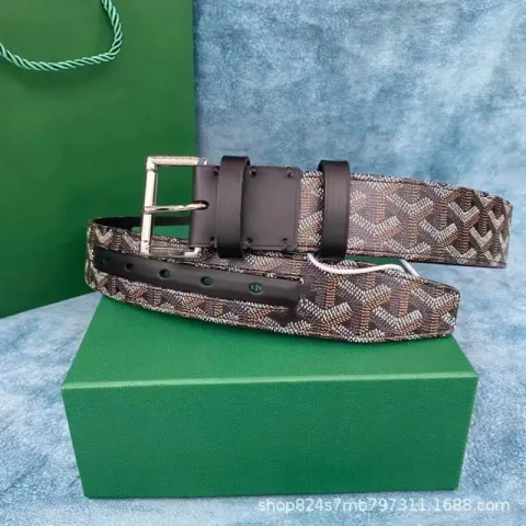Goyard Belts option No. 10 silver buckle 3.8
