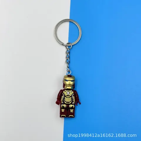 Lego Keychain Pendants option Iron Man