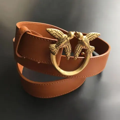 Pinko Bag option Bird belt brown