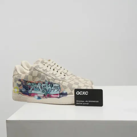 LV Air Force 1 option Checkerboard graffiti