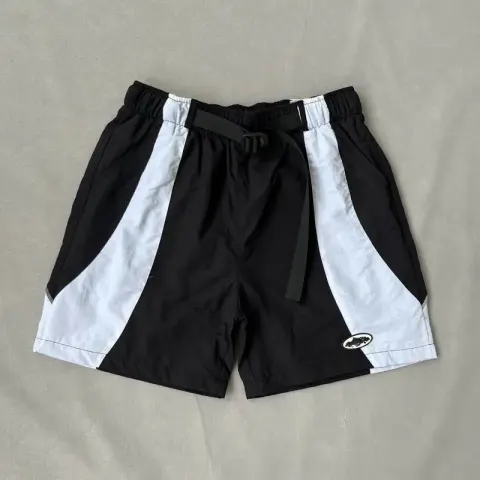 Corteiz Windbreaker Jacket option Black and white/shorts/high-quality