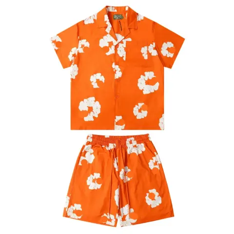 Denim Tears Shirt option suit Orange