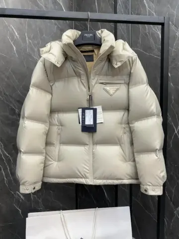 Prada Re-Nylon Down Jacket option White