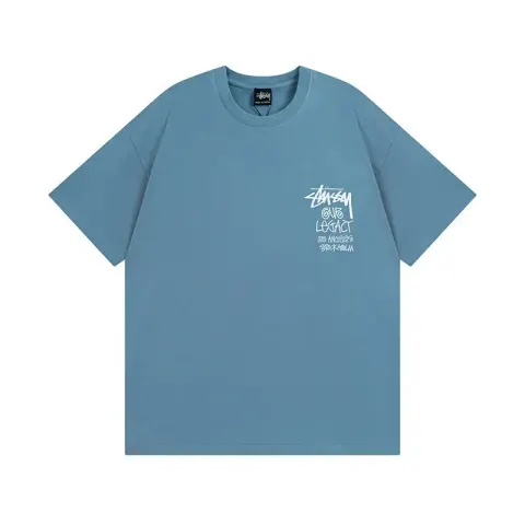 Stussy Tees option 966# Haze Blue