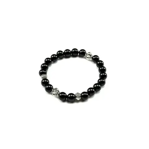 Chrome Hearts Beat Bracelet option Black Onyx