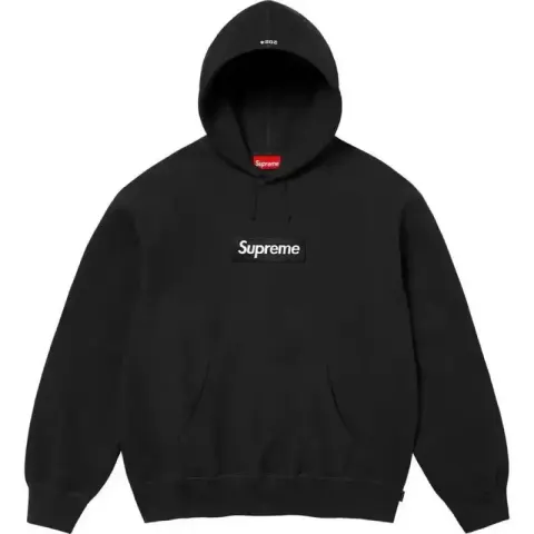 Supreme Leopard Box Hoodie option E586# Black