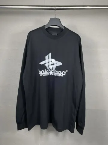 Balenciaga B Logo Long Sleeve option black