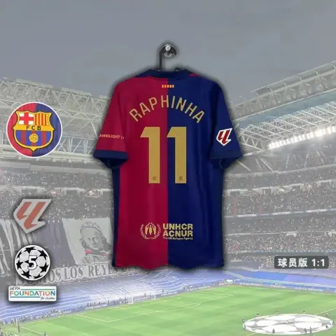 Barcelona x Travis Scott Jersey option La Liga Edition-No. 11 Rafinha