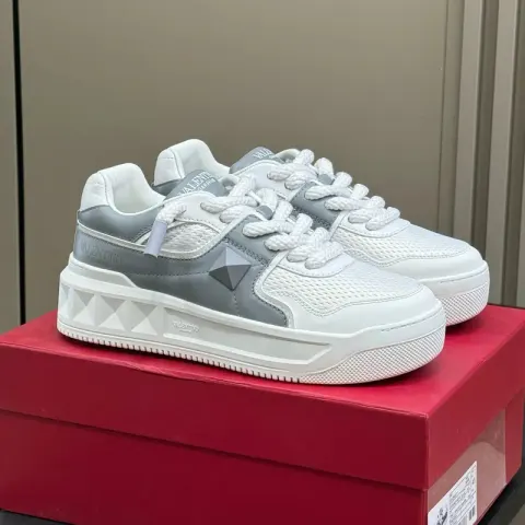 Valentino Trainers With Strap option Gray mesh