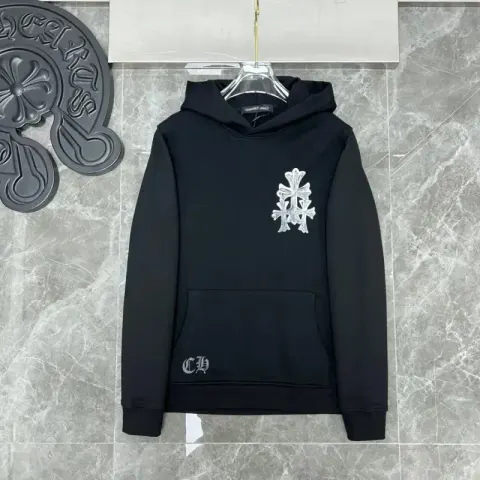 White Chrome Hearts Hoodie option black