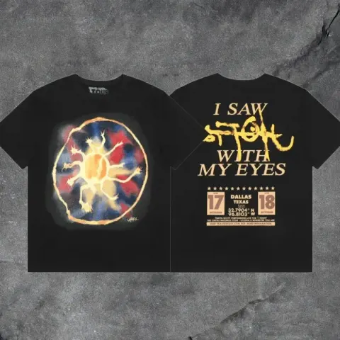 Travis Scott Tee 69cw option Black 3175