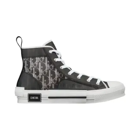 Dior B23 Ripstop 'Black' option Black White Oblique