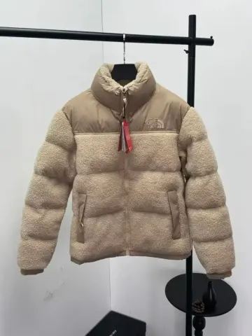 The North Face Nuptse Sherpa Jacket option Khaki