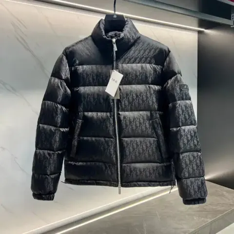 Dior Oblique Down Jacket Padding option Black