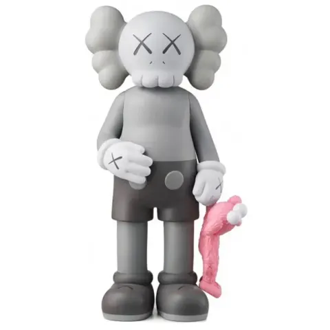 Kaws Figure option 30cm hand sesame street gray