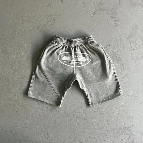 Corteiz Short option 002 Shorts/White Print Grey