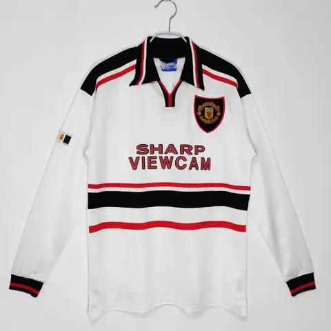 AC Milan Long Sleeve T-Shirt option Manchester United Away Kit Long Sleeve 98/99