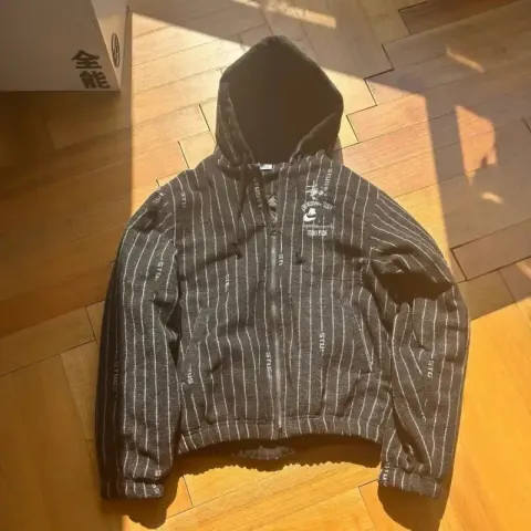Nike x Stussy Striped Wool Jacket option Top