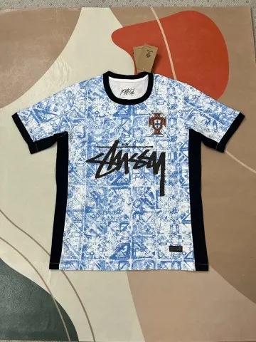 Stussy Jerseys option 2425 Portugal away with letters