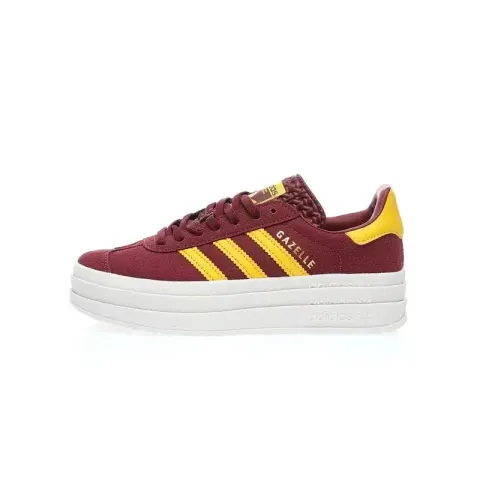 Adidas Originals Gazelle Bold option Wine Red Yellow IF5195