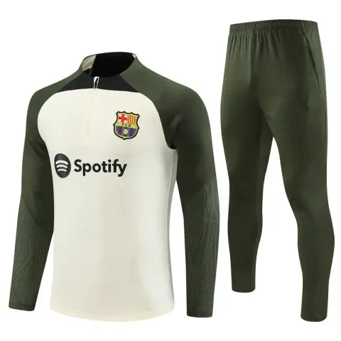 Barcelona Tracksuit option 2324 Barcelona Off White