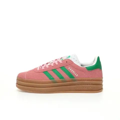 Adidas Originals Gazelle Bold option Light pink green rubber base IE0420