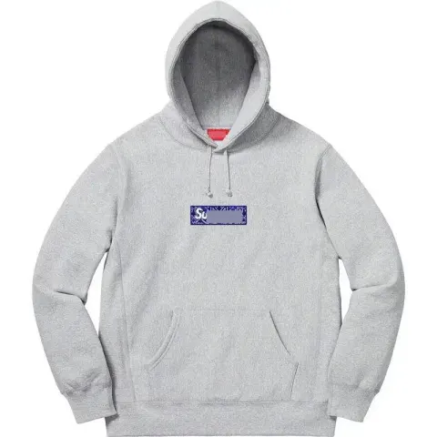 Supreme Hoodie option Grey